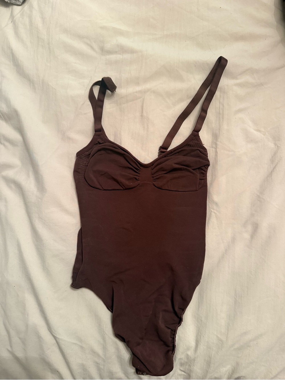 SKIMS Seamless Sculpt Thong Bodysuit - Cocoa